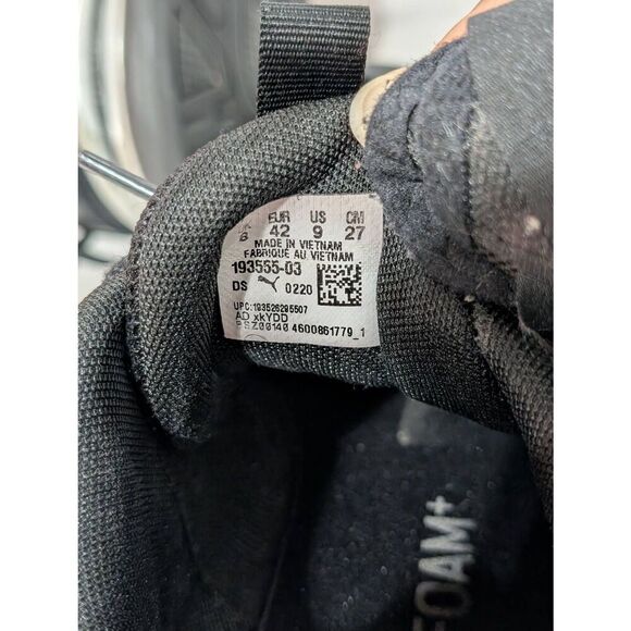 Puma Men's Black Soft Foam Optimal Comfort Axelion Performance Shoes Size 9 - Picture 8 of 9